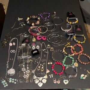 Lot of Misc Jewelry New And Gently Used